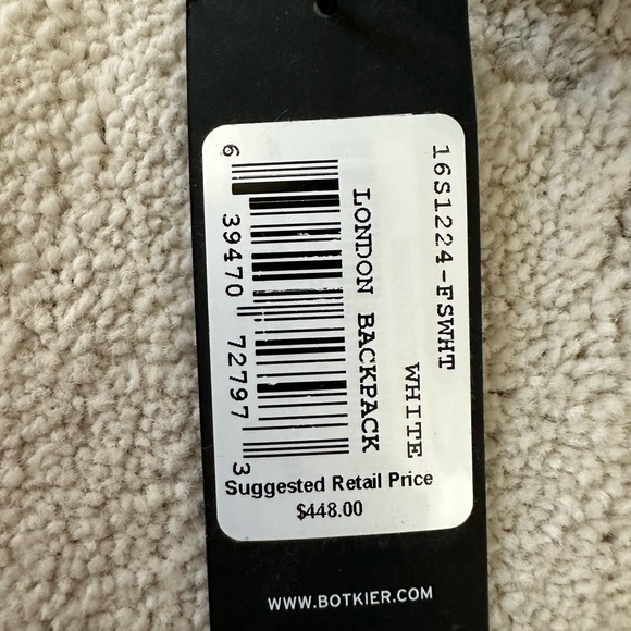NWT & Dustbag Botkier London Backpack - Picture 2 of 8